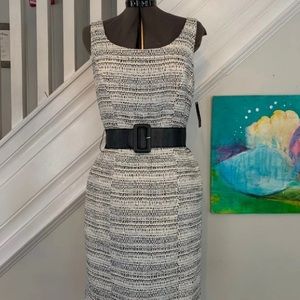 Tahari By Arthur S. Levine Belted Dress